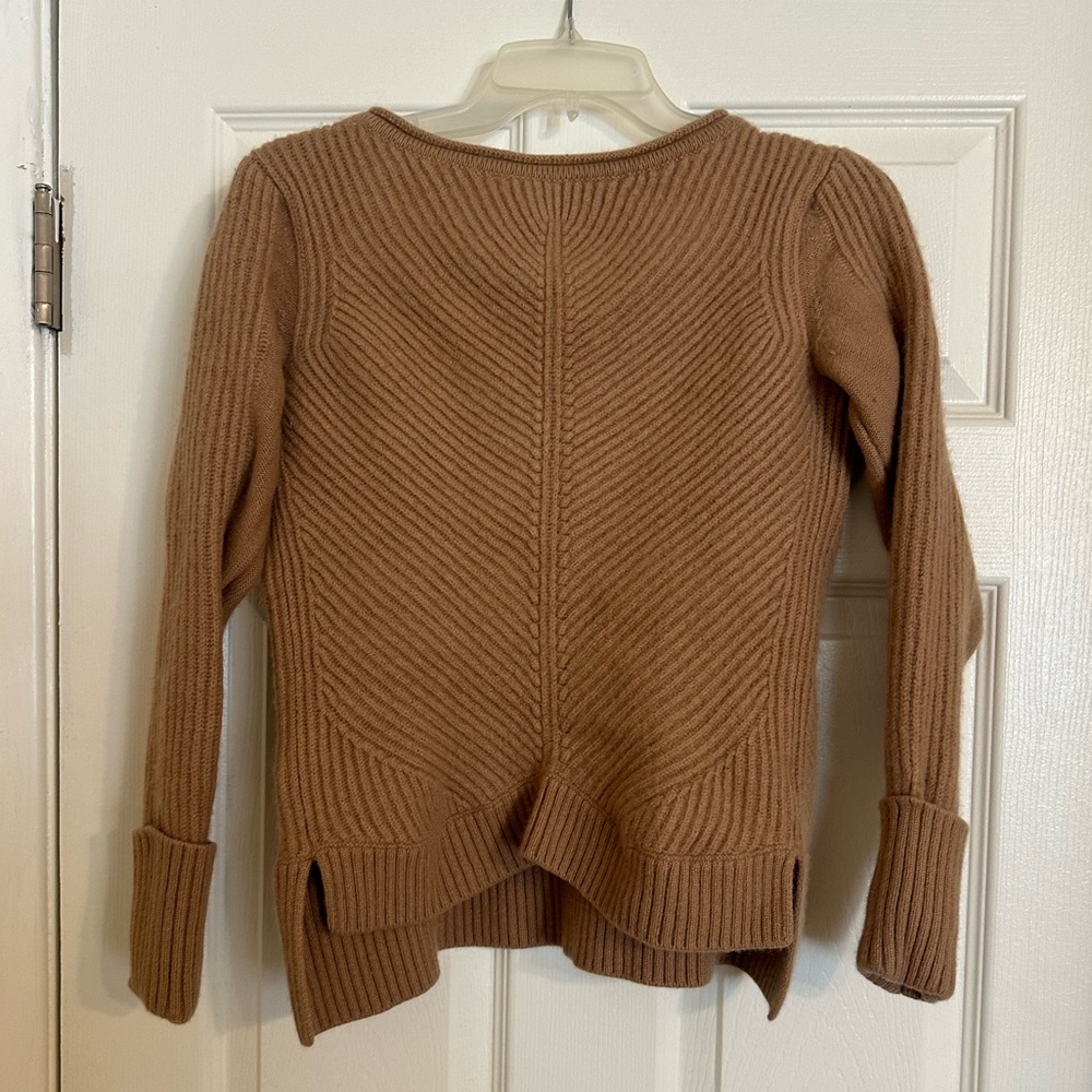 Vince Directional Ribbed Boatneck Sweater -XS